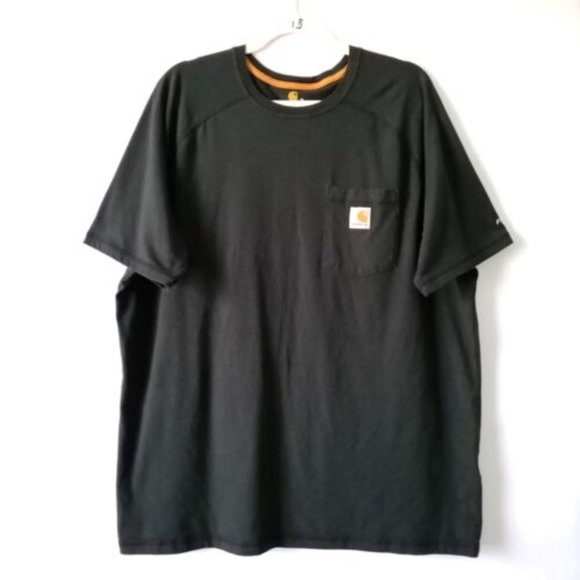 Carhartt Other - Carharrt Mens Black Crew Neck Short Sleeve Relaxed Fit Casual T-Shirt Size XL